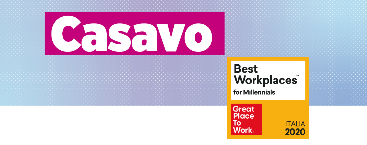 Casavo nominated Best Workplace for Millennials 2020!