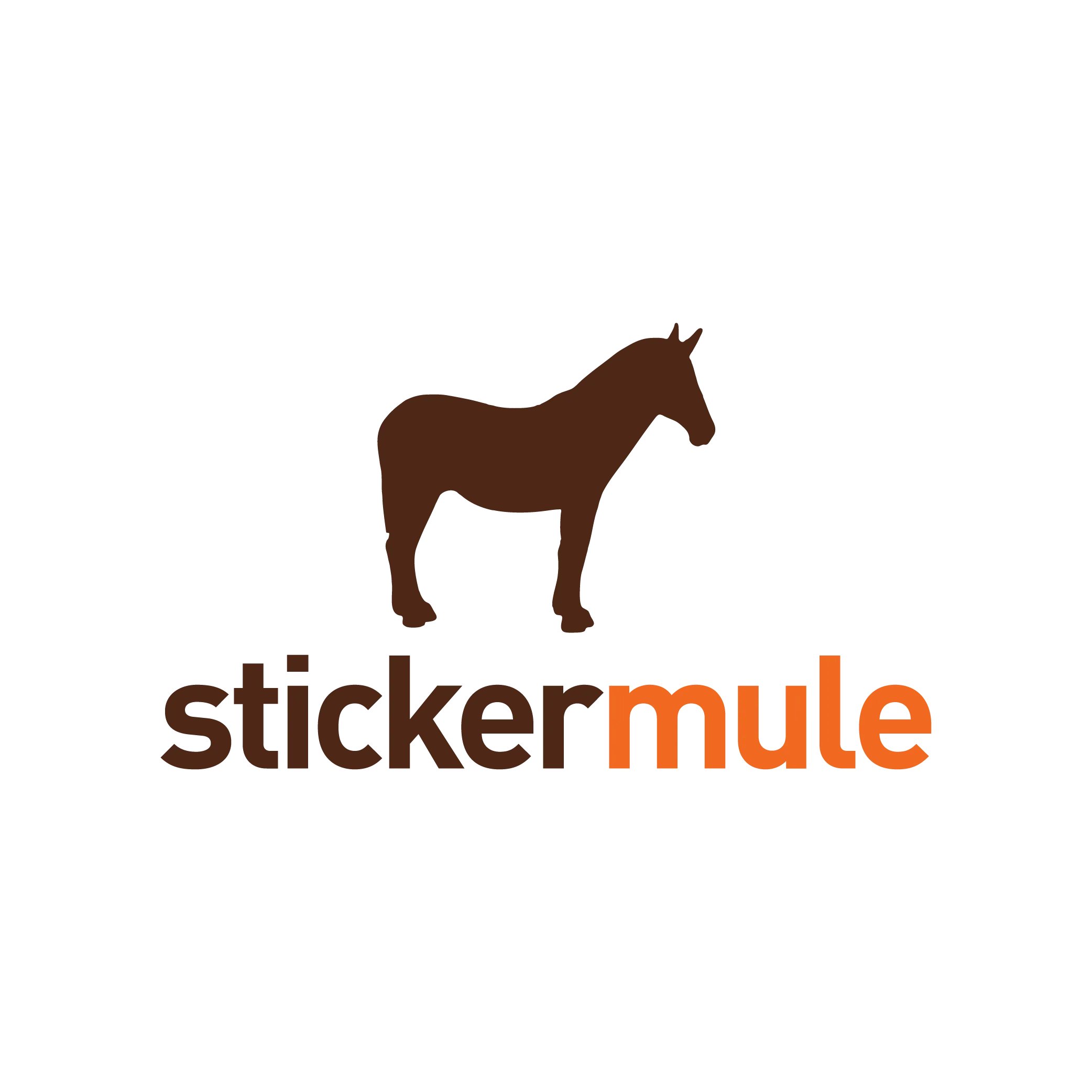 Sticker mule logo
