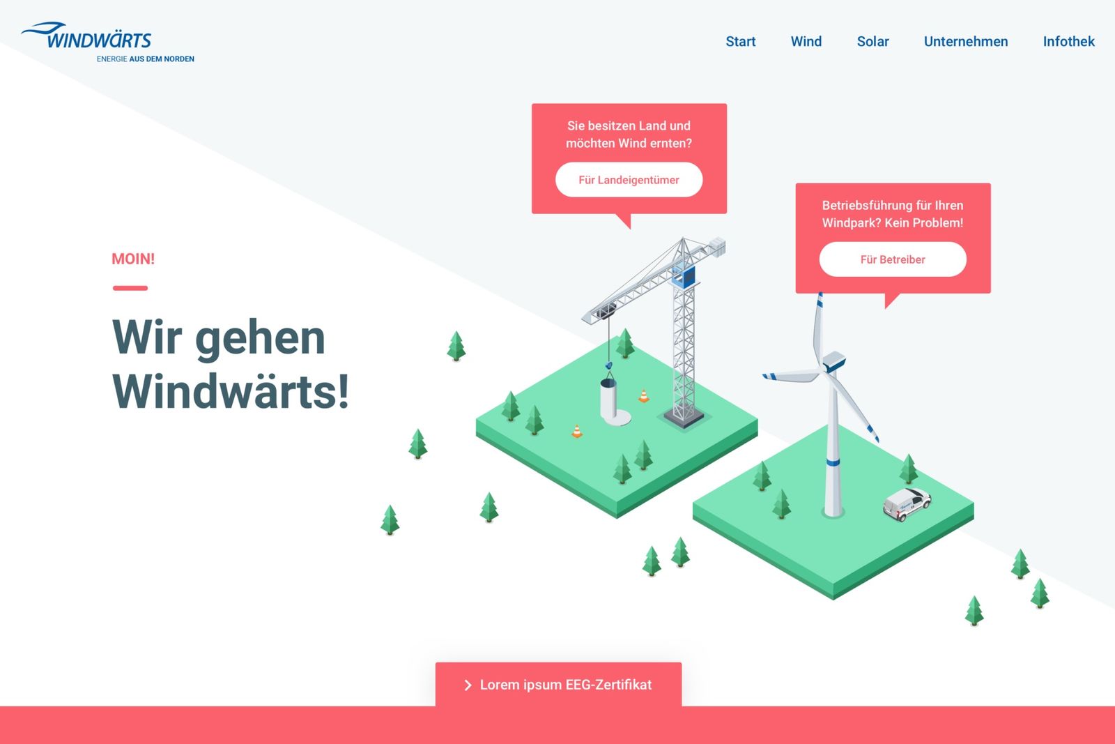 Windwärts Desktop Screenshot